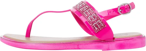 Miniatura 4 de bebe Sandalias para niñas Sandalias de piel sintética con tachuelas de diamantes de imitación con correas en el talón (niño pequeñoniño grande)