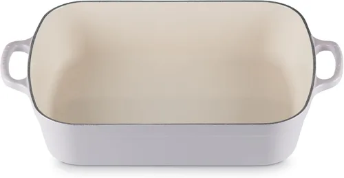 Miniatura 18 de Le Creuset Fuente para horno rectangular de hierro fundido esmaltado, 5.25 cuartos de galón (11.7 pulgadas x 16.8 pulgadas), color blanco