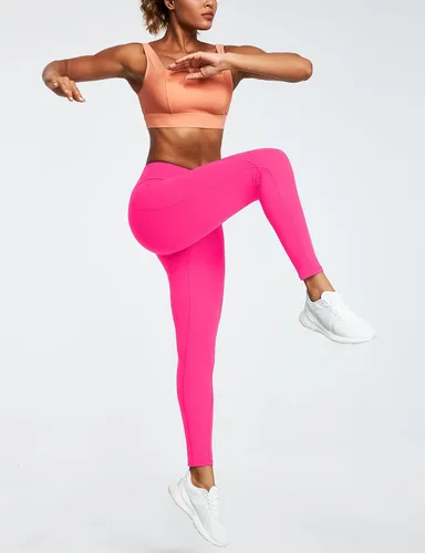 Miniatura 11 de Ewedoos - Leggings con bolsillos para mujer, de talle alto, pantalones de yoga, pantalones de entrenamiento, con levantamiento de glúteos