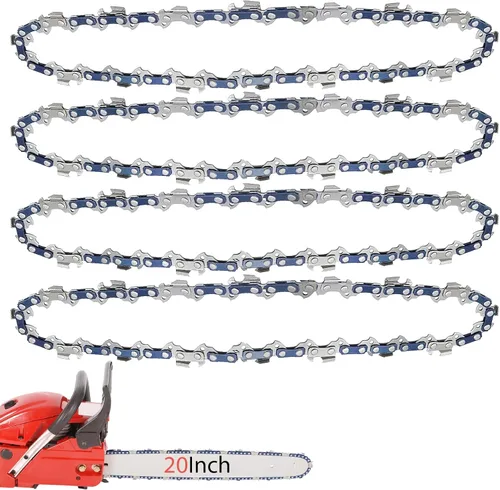 Miniatura 15 de O-CONN Paquete de 4 cadenas de repuesto de motosierra/sierra de poste de 8 pulgadas, para barras guía de 8 pulgadas, paso LP de 3/8 pulgadas