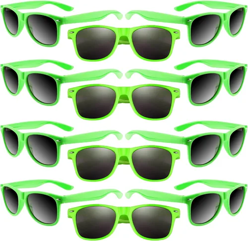 Miniatura 62 de Morcheiong Paquete de 12 lentes de sol de fiesta a granel para cumpleaños, fiesta de verano, bolsas de regalo, regalos