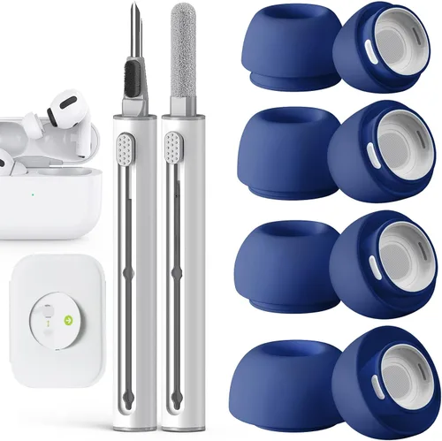 Miniatura 39 de Pohgelan Compatible con AirPods Pro de 2ª/1ª Generación Puntas de Repuesto para Auriculares, con Orificio de Reducción de Ruido y Pantalla