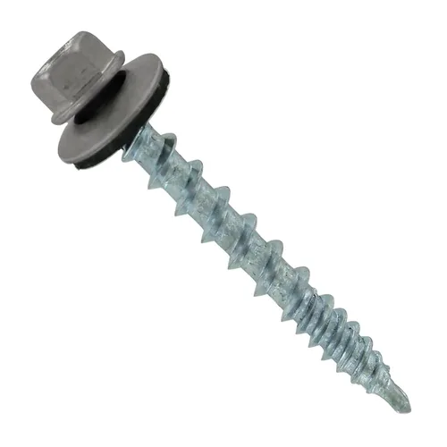 Miniatura 26 de Fasteners Plus ST Fastening Kwikseal Woodbinder Tornillos de Metal a Madera #10 X 1 Burgundy con Arandela de Goma EPDM, 250 Unidades - Diseñados
