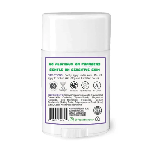 Miniatura 2 de Fresh Monster Desodorante natural para niños y adolescentes Ganador del premio Oro de la elección de mamá Libre de aluminio, sin parabenos