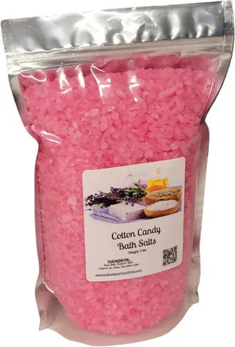 Miniatura 32 de Sales de baño Bolsa de 4 lb (64 oz.) Elija su aroma Sal de Epsom Sal marina Baño Cuidado corporal Belleza Relajación Spa