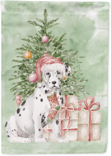 Miniatura 89 de Caroline's Treasures CK8213GF Bulldog Inglés #2 Regalos de Navidad y árbol de jardín Bandera de buzón Bandera decorativa para patio exterior, patio