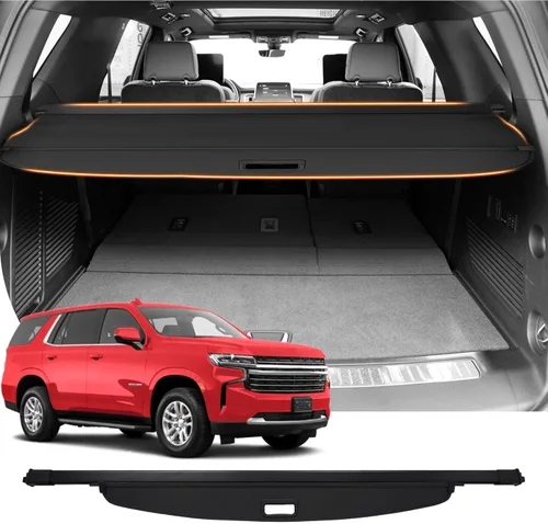 Miniatura 13 de Powerty Cubierta de carga retráctil para Jeep Cherokee 2019-2023 (no para Grand Cherokee), cubierta de lona con textura para maletero, pantalla