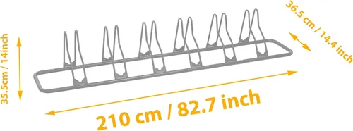 Miniatura 3 de Cyclingdeal Soporte de estacionamiento en el suelo para bicicletas - para bicicleta de montaña MTB y bicicleta de carretera - Almacenamiento