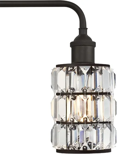 Miniatura 3 de Westinghouse Lighting 6337900 Sophie - Accesorio de pared interior de tres luces, acabado de bronce aceitado con cristal de prisma