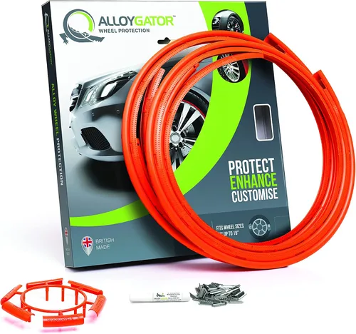 Miniatura 14 de AlloyGator Protector de Llanta Dorado para Ruedas de Automóvil (Se Adapta a Ruedas de 12-24" de Diámetro) - Paquete de 4 Protectores de Rueda