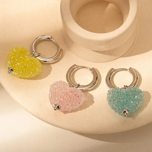 Miniatura 6 de C.Paravano Aretes de aro de oro de 18 quilates y plata esterlina para mujer