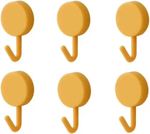 Miniatura 6 de Paquete de 6 ganchos adhesivos, bonitos ganchos para llaves para decoración de pared, para colgar sombrero, toalla, llave, gancho de toalla