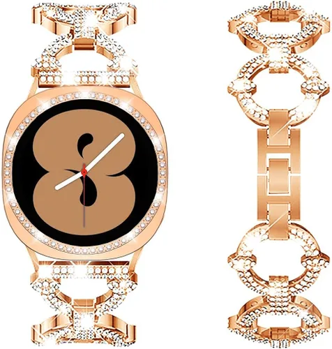 Miniatura 12 de Mesime Correas brillantes compatibles con Samsung Galaxy Watch 8/7 1.575 in 1.732 in, 0.787 in, correa de repuesto elegante Galaxy Watch 8/7