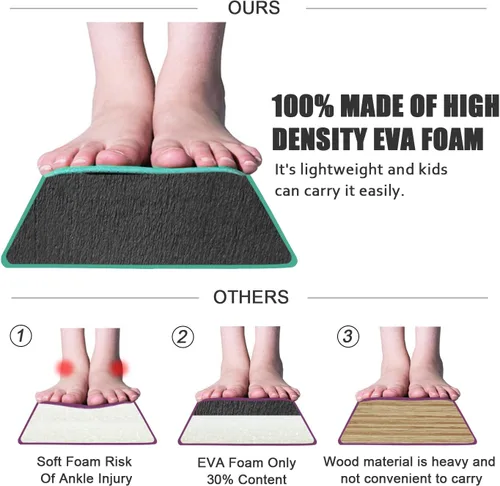 Miniatura 7 de FBSPORT - Barra de equilibrio plegable de 8 pies, 9 pies, 9.5 pies; viga de gimnasia de espuma, viga de equilibrio plegable para niños y adultos