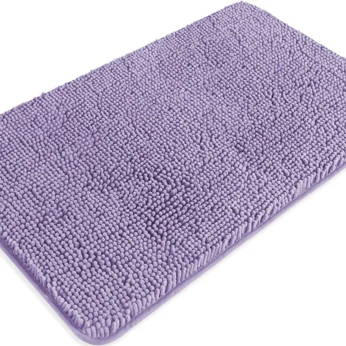 Miniatura 62 de Alfombra de baño pequeña de 12 x 18 pulgadas, lavable y absorbente, antideslizante, alfombra de baño de felpilla gruesa y suave para baño, ducha