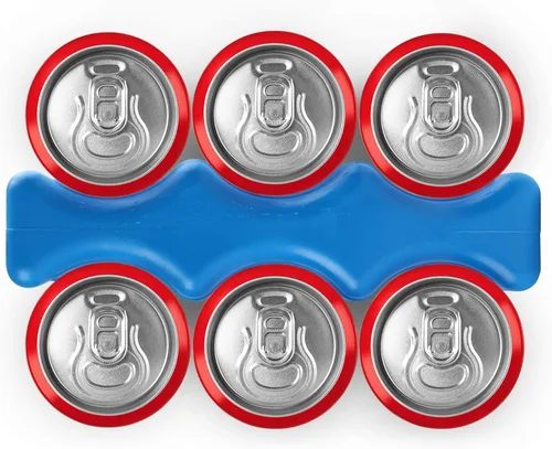 Miniatura 5 de Bolsa de hielo para enfriadores, almacenamiento de botellas de leche materna, caja de almuerzo, paquete de congelador contorneado aislado, paquete