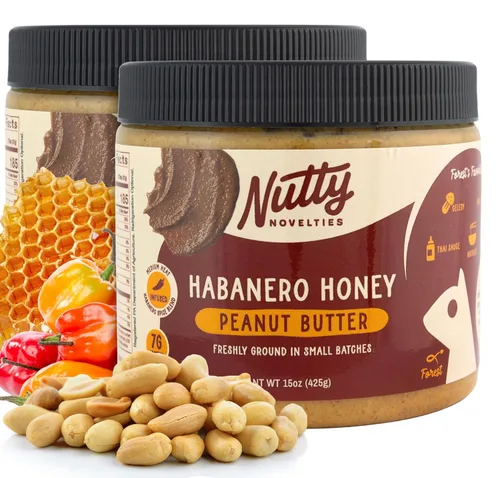 Miniatura 12 de Nutty Novelties Mantequilla de maní, alta en proteínas, baja en azúcar, mantequilla de maní saludable, mantequilla de maní completamente natural