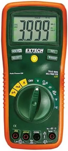 Extech - EX430A EX430 Multímetro de autorajuste automático True RMS