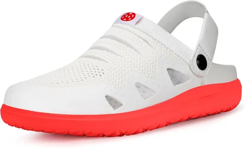 Miniatura 10 de Zuecos de jardín para hombre y mujer, sandalias transpirables para caminar ortopédicas de verano con suela de fascitis plantar