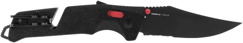 Miniatura 2 de SOG Trident en Cuchillos Plegables Profesionales Ambidiestros Parcialmente Serrados Hoja de Acero Inoxidable CRYO D2 Tratada Términicamente