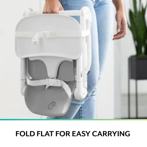 Miniatura 4 de Evenflo Silla elevadora plegable portátil 2 en 1 Eat & Go