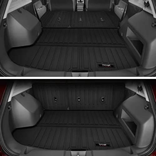 Miniatura 4 de para alfombrillas de piso y forro de carga y alfombrillas de respaldo de 2007-2016 Jeep Compass/Patriot 2007-2012 Dodge Caliber. Juego