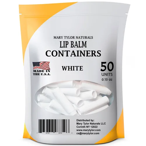 Miniatura 5 de 50 recipientes transparentes para bálsamo labial tubos redondos, sin BPA, fabricados en Estados Unidos, 100% libre de BPA, con tapas transparentes