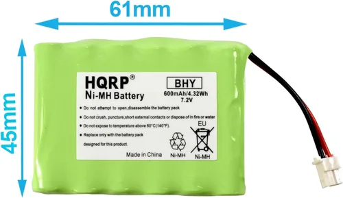 Miniatura 3 de HQRP Batería de 7.2 V compatible con Honeywell Intrusion 300-06868 TSS Keypad, 8DLLKP500 8DLTSSCBASE1 8DLWLTP100 WLTP100 LKP500 Lyric Smart