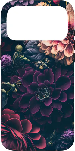Miniatura 22 de Dahlia Flower Moody Dark Floral Pink and Purple Pattern Case for iPhone 17
