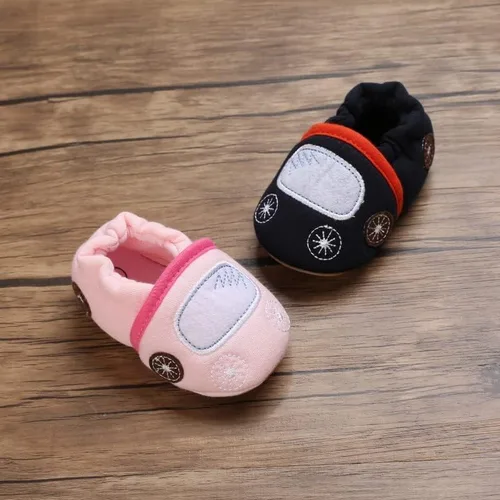 Miniatura 5 de Tenis de suela antideslizante para recién nacidos, pantuflas ajustables de dibujos animados, unisex, para niños y niñas, zapatos para primeros pasos