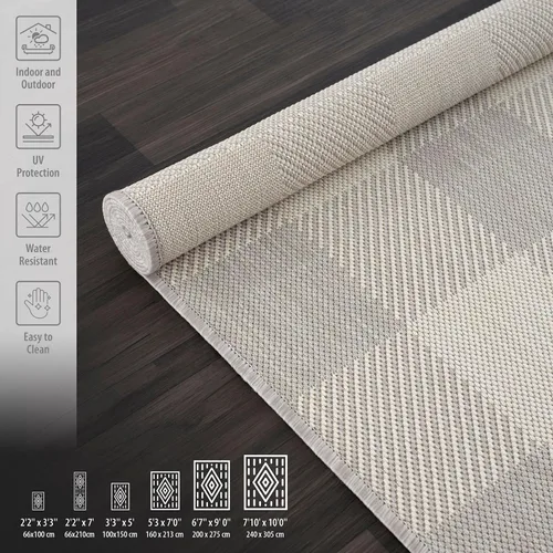 Miniatura 6 de CAMILSON Alfombra para Exteriores - Alfombras Modernas para Patios Interiores y Exteriores, Cocina y Tapetes para Pasillos - Fácil Limpieza Sin