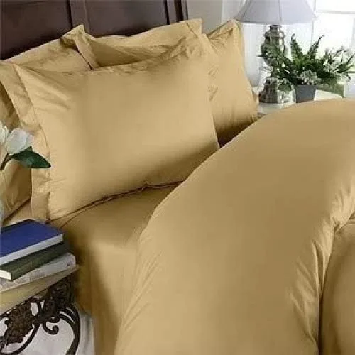 Miniatura 5 de Elegance Linen Juego de funda de edredón de 3 piezas de calidad egipcia de 1800 hilos, resistente a las arrugas, ultra suave, lujoso, sólido, Blanco