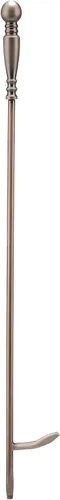 Miniatura 7 de UniFlame, Juego de herramientas para chimenea de bronce veneciano de 5 piezas con asas de bola Ball Handles