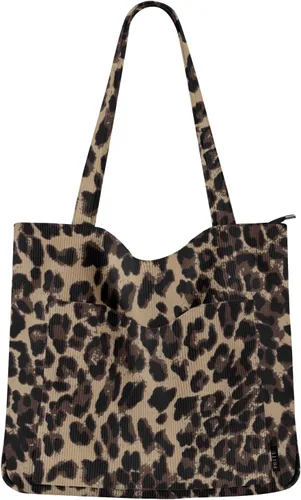 Miniatura 14 de Prite Bolsa de pana para mujer, bolsa de hombro grande con cremallera y bolsillos para la universidad, trabajo, viajes, compras