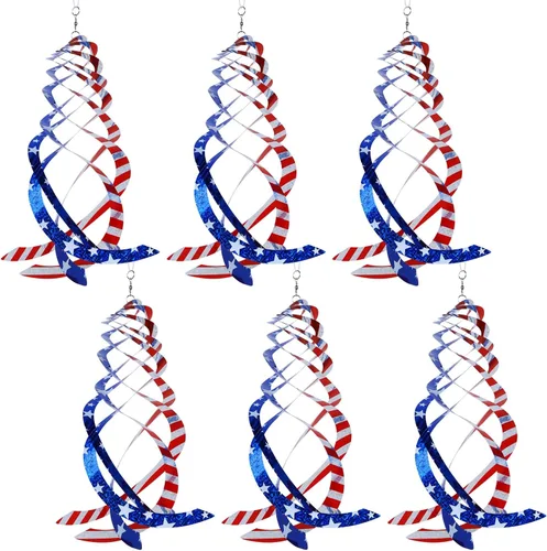 Miniatura 8 de Hausse Reflectores espirales repelentes de pájaros azules de Mylar giratorios, dispositivo reflectante colgante para disuadir aves, decorativo
