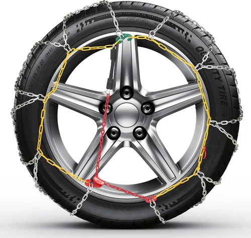 Miniatura 2 de COCO BIRD Cadenas de nieve, resistentes al desgaste, de acero de alto carbono, antideslizantes, para automóviles de pasajeros, camionetas y SUV