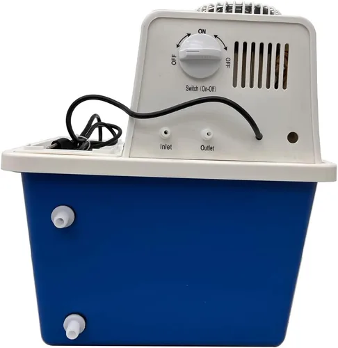 Miniatura 4 de INTBUYING Bomba de vacío de agua circulante de 110V 15L Aspirador de chorro de agua de laboratorio para química y evacuación de aire, bomba de vacío