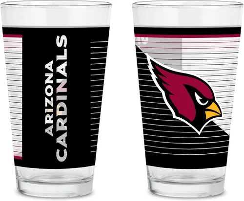 Miniatura 13 de Rico Industries NFL Football Main - Juego de 2 vasos clásicos de 16 onzas con logotipo impreso digitalmente, apto para lavavajillas NFL Football