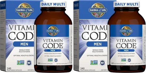Miniatura 8 de Garden of Life Vitamin Code®, Multivitamínico de Alimentos Integrales para Hombres, 240 Cápsulas Vegetarianas