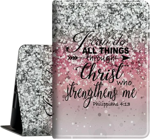 Miniatura 17 de Funda para tablet Kindle Fire HD 8 y 8 Plus (12ª generación 2022), funda delgada de piel sintética con función de encendido automático para tableta