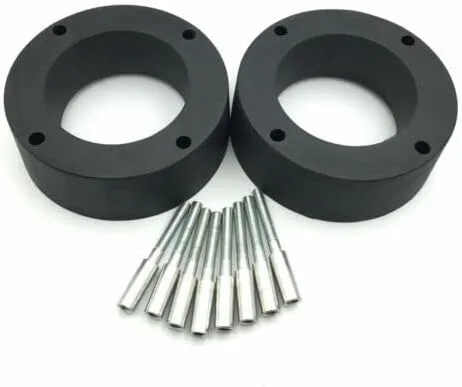 MT277-009- Espaciadores de rueda de 2.5 pulgadas para motocicleta color negro resistente Uretano ATV 4/156 compatibles con Polaris Diesel 4x4 Magnum