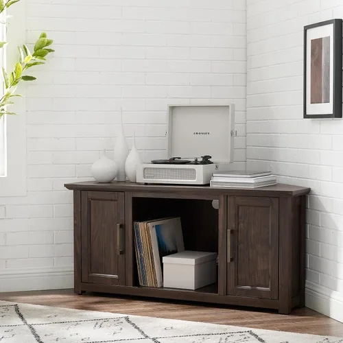 Miniatura 9 de Crosley Furniture Camden - Soporte de TV para televisores de más de 50 pulgadas, centro de entretenimiento con estantes de almacenamiento Nogal