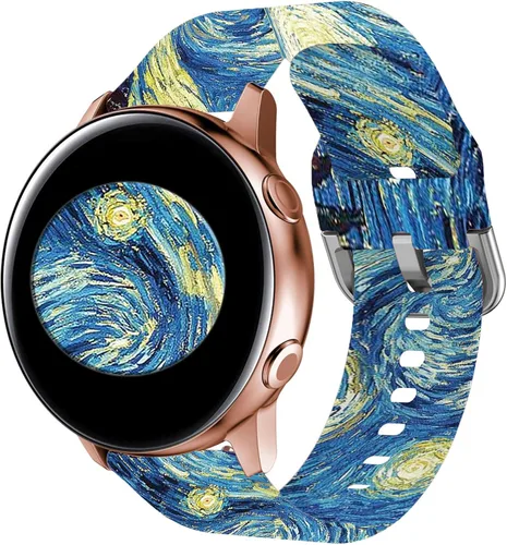 Miniatura 10 de Compatible con Samsung Galaxy Watch 6 5 4 Band/Active 2 Watch Band 1.575 in 1.732 in, Watch 4 Classic Band 1.811 in 1.654 in/Galaxy Watch 3 Band