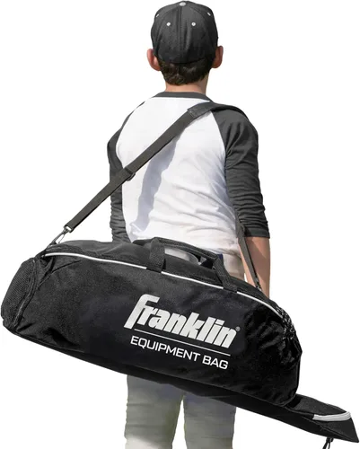 Miniatura 9 de Bolsa para equipo deportivo de Franklin Sports, para niños Negro