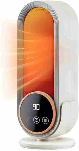 Calentador de espacio para interiores - Calentador portátil de eficiencia energética con termostato ajustable, tecnología de cerámica de