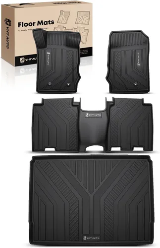 Miniatura 13 de YHTAUTO Tapete de carga compatible con Ford Bronco 2021-2026 (4 puertas), forro de suelo de elastómero termoplástico, protección para todo