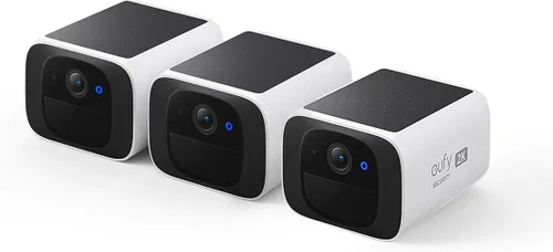 Miniatura 9 de eufy Security SoloCam S220 Paquete de 2 cámaras, cámara de seguridad solar, cámara inalámbrica para exteriores, alimentación continua, resolución