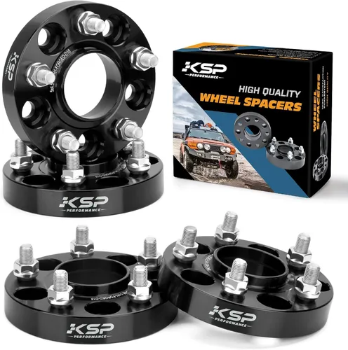 KSP - Espaciadores de rueda de 1 pulgada 5x114.3 para Nissan 350Z 370Z Maxima, 5X4.5 forjado espaciador compatible con Infinit G35 G37 FX35 Q60,