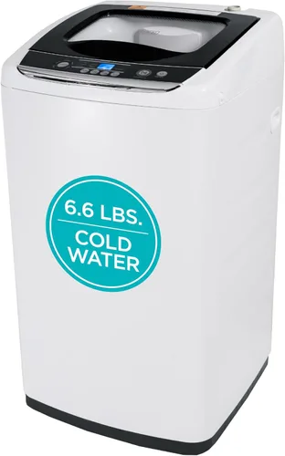 Miniatura 11 de BLACK+DECKER Lavadora de carga frontal de 4.5 pies cúbicos, lavadora de tamaño completo con 12 ciclos, lavadora con certificación ENERGY STAR