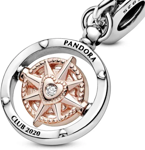 Miniatura 4 de PANDORA 2020 - Brújula con cuentas de diamante PANDORA de 0,01 ct TW hvs 788590C01